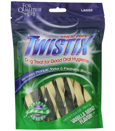 NPIC Twistix Vanilla Mint Dog Treats - Large