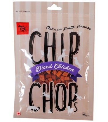 Chip Chops Dog Snack Diced Chicken - 70 g