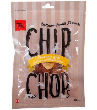 Chip Chops Dog Snack Banana & Chicken - 70 g