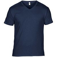 Anvil featherweight v-neck tee