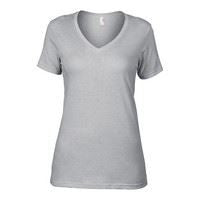 Anvil women's sheer v-neck tee