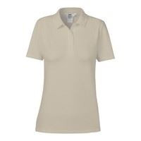 Anvil women's double piqué polo