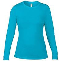 Anvil women's fashion basic fitted long sleeve tee