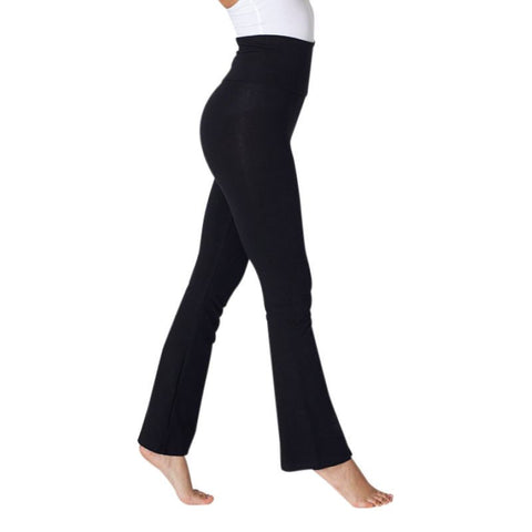 Women's cotton Spandex jersey yoga pant (8300)