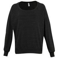 Tri-blend rib lightweight raglan pullover (BR394)