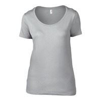 Anvil women's sheer scoop tee