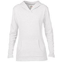 Anvil women's hooded French terry