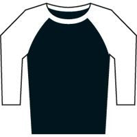 Poly/cotton ¾ sleeve raglan shirt (BB453)