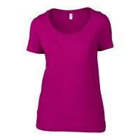 Anvil women's sheer scoop tee