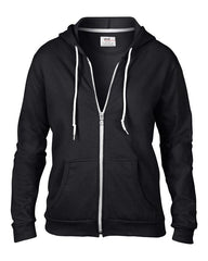 Anvil women's full zip hooded sweatshirt