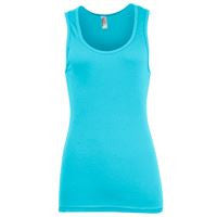 Women's rib boy beater tank (3308)