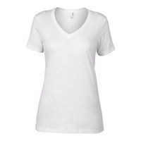 Anvil women's sheer v-neck tee