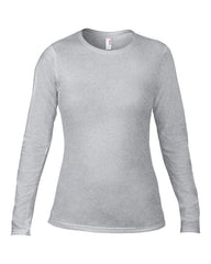 Anvil women's fashion basic fitted long sleeve tee