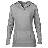 Anvil women's hooded French terry