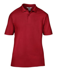 Anvil adult double piqué polo