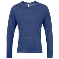 Tri-blend long sleeve v-neck (TR476)