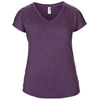 Anvil women's tri-blend v-neck tee