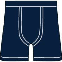 Men's shorty (2 pairs per pack)