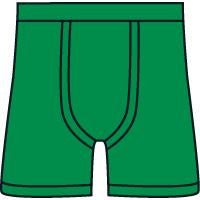 Men's shorty (2 pairs per pack)