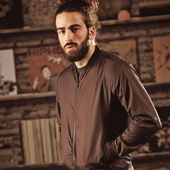 Sanjay - Bomber jacket with ribbed cuff