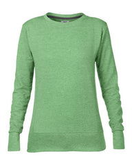 Anvil women's mid-scoop French terry sweatshirt