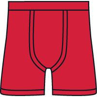 Men's shorty (2 pairs per pack)