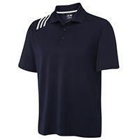 ClimaCool® 3 stripe solid polo