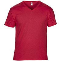 Anvil featherweight v-neck tee