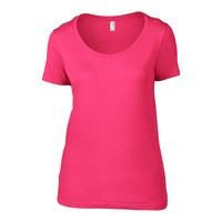 Anvil women's sheer scoop tee