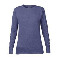 Anvil women's mid-scoop French terry sweatshirt