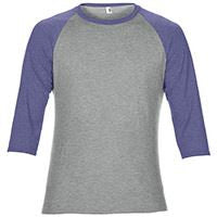 Anvil adult tri-blend ¾ sleeve raglan tee