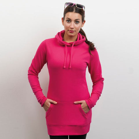 Girlie longline hoodie