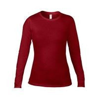 Anvil women's fashion basic fitted long sleeve tee