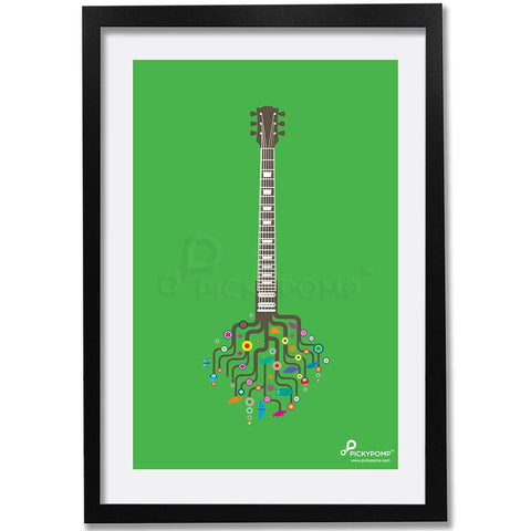 Artistic Guitar in Green BG