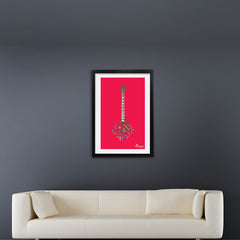 Artistic Guitar in Pink BG