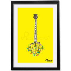 Artistic Guitar in Yellow BG