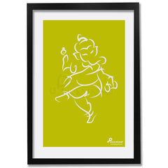 Lord Ganesha in Fluorescent BG