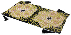 Winter Arabisque Black And Gold Runner