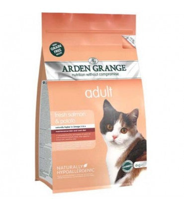 Arden Grange Adult Cat Fresh Salmon & Potato Cat Food 4 kg