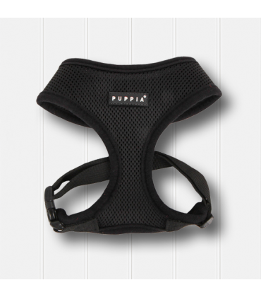 Puppia Soft Air-Mesh Dog Harness Black XXL