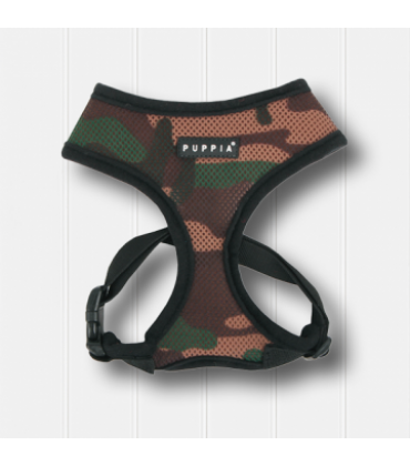 Puppia Soft Air-Mesh Dog Harness Camo L