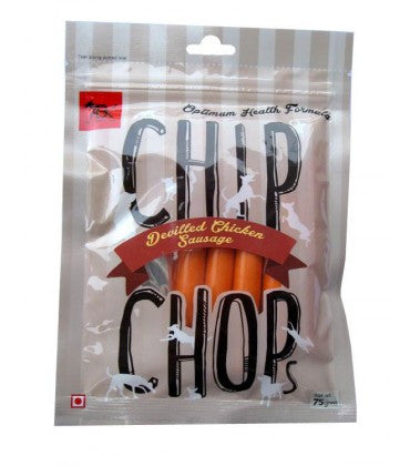 Chip Chops Dog Snack Chicken Sausages - 70 g