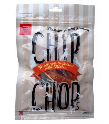Chip Chops Dog Snack Sweet Potato Chicken - 70 g