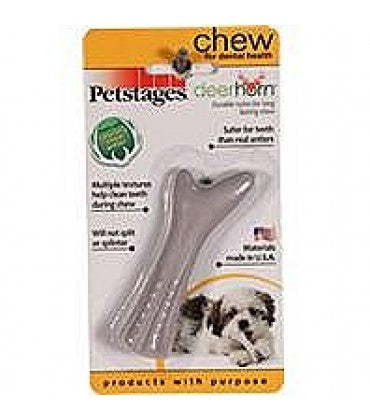 Petstages Deerhorn Durable Chew Dog Toy - XS