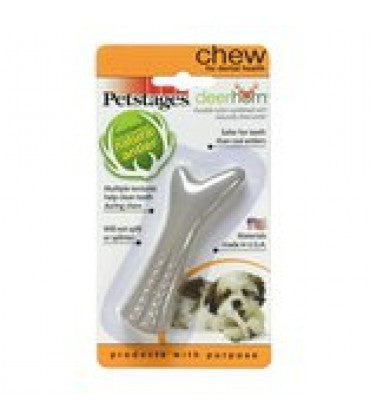 Petstages Deerhorn Durable Chew Dog Toy - S