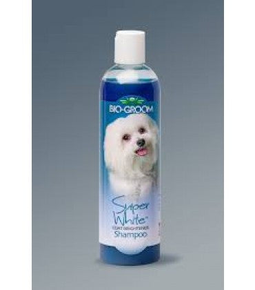 Bio-Groom Super White Pet Shampoo for White + Light-colored Coats 355 ml