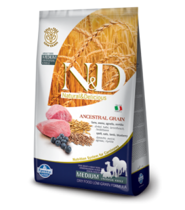 Farmina N&D LG Lamb & Blueberry Adult Dog Food 2.5 kg