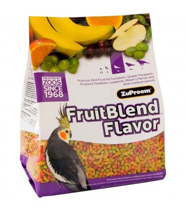 Zupreem Fruit Blend Bird Food Medium