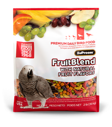 Zupreem Fruit Blend Bird Food Medium Large