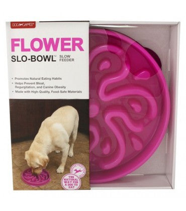 KyjenSlo Bowl Flower Dog Feeder - Purple